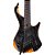 Baixo 5 Cordas Ibanez EHB1135MS SKL Silver Wave Black Low Gloss Multi-Scale Headless - Imagem 2