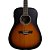 Violão Tagima Tulum TLM-100 SB Sunburst Solid Red Cedar Folk c/ Bag - Imagem 2