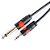 Cabo de Áudio Santo Angelo SA2X CA28 2,0m - P2 estéreo x P10 mono - Imagem 1