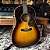 Violão Cort Earth 100SSF SB Solid Spruce Sunburst Folk - Fishman - SEMINOVO - Imagem 2