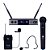 Microfone Sem Fio UHF Dylan UDX-05 MULTI 1 Bastão + 1 Bodypack - Headset - Lapela - Transmissor p/ Instrumento - Imagem 1