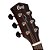 Violão Cort CORE-OC All Solid Spruce / Mahogany Open Pore Trans Black Orchestra c/ Soft Case - Imagem 9