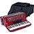 Acordeon 41 Teclas 120 Baixos Todeschini Super 6 Red com Bag YW827 120BS RED - Imagem 2