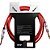 Cabo para Instrumento Seizi Energy 3,0m Trançado Red & Black - P10-P10 - Reto-Reto - Imagem 2