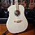Violão Ibanez AAD77M1E OA Grand Dreadnought Open Pore Antique White Solid Spruce / Flamed Maple B/S - Imagem 5