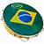 Pandeiro 10" ABS Amarelo Pele Bandeira do Brasil Izzo 3438AM - Imagem 1