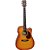 Violão Cort MR600F LVBS Light Burst Satin Solid Spruce Folk Cutaway - Fishman - Imagem 1