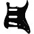 Escudo para Guitarra Strato SSS Preto 1 Camada Dolphin 1726 - Imagem 1
