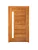 Porta Horizontal Com Visor - Madeira Maciça - Angelim - Imagem 1