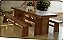 Conjunto Mesa Judith 2 Bancos Madeira Angelim - Imagem 1