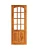Porta Floresta Vidrinho - Madeira Maciça - Angelim - Imagem 1