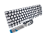 TECLADO PARA NOTEBOOK DELL INSPIRON 15-3501 P42E - PRATA RETROILUMINADO - Imagem 2