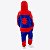 Pijama Homem Aranha Kigurumi Infantil - Imagem 4