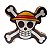 Almofada One Piece Skull Formato - Imagem 2