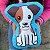 Almofada Cachorrinho I Love Dogs Formato - Imagem 1