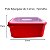 Pote Retangular de 3 Litros - Vermelho - Imagem 6