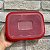 Pote Retangular de 1 Litro - Vermelho - Imagem 4