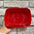 Pote Retangular de 1 Litro - Vermelho - Imagem 5