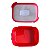 Pote Retangular de 1 Litro - Vermelho - Imagem 3