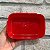 Pote Retangular de 500 ml - Vermelho - Imagem 5