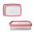 Pote Hermético 1100 ml  - Rosa - Imagem 2
