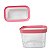 Pote Hérmetico 1000 ml - Rosa - Imagem 2