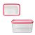 Pote Hérmetico 2500ml - Rosa - Imagem 2