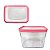 Pote Hérmetico 4000 ml - Rosa - Imagem 2