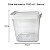 Pote Hérmetico 1500 ml - Branco - Imagem 6