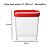 Pote Hérmetico 1500 ml - Vermelho - Imagem 6