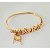 Bracelete Folheado Oxum Opará Umbanda Candomblé - Imagem 1