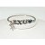 Bracelete Folheado Prateado Exu Umbanda Candomblé - Imagem 3