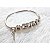 Bracelete Prateado Orixá Ogum Umbanda Candomblé - Imagem 1