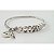 Bracelete Prateado Orixá Oya Umbanda Candomblé - Imagem 1