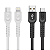 Cabo Gshield Dual Shock Micro USB Tipo C 2m - Imagem 2