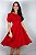 Vestido de Linho Helena Marsala - Imagem 1