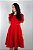 Vestido de Linho Helena Marsala - Imagem 3