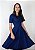Vestido Clássico Azul Marinho - Imagem 6