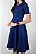 Vestido Clássico Azul Marinho - Imagem 4