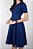 Vestido Clássico Azul Marinho - Imagem 5
