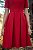 Vestido de Pregas Alice Marsala - Imagem 6