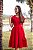 Vestido de Pregas Alice Vermelho - Imagem 4