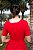Vestido de Pregas Alice Vermelho - Imagem 7