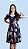 Vestido Transpassado Chiara Preto - Imagem 2