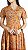 Vestido Transpassado Chiara Terracota - Imagem 6