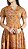 Vestido Transpassado Chiara Terracota - Imagem 7