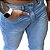 Calça Jeans com Lycra e Elastano - Azul Claro - Imagem 3
