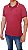 Polo piquet algodão/elastano cor vermelho coleção elegance arara - Imagem 1