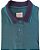 Polo viscose/poliéster verde Petróleo/azul marinho coleção Elegance Arara - Imagem 2