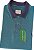 Polo viscose/poliéster verde Petróleo/azul marinho coleção Elegance Arara - Imagem 3